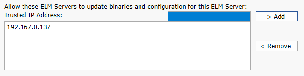 Add Trusted update servers