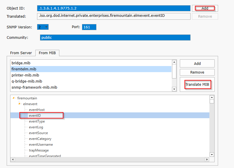 SNMP Collector - From Mib