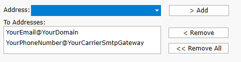 SMTP - address