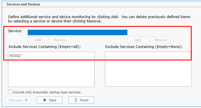 Service Monitor - Details