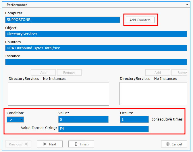 Perfromance Monitor - Details